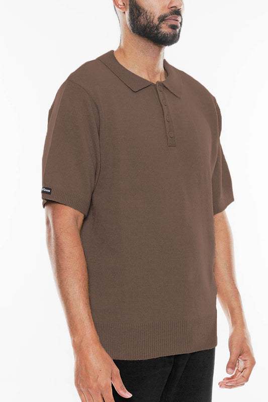 Charlie Brown Knit Polo Shirt