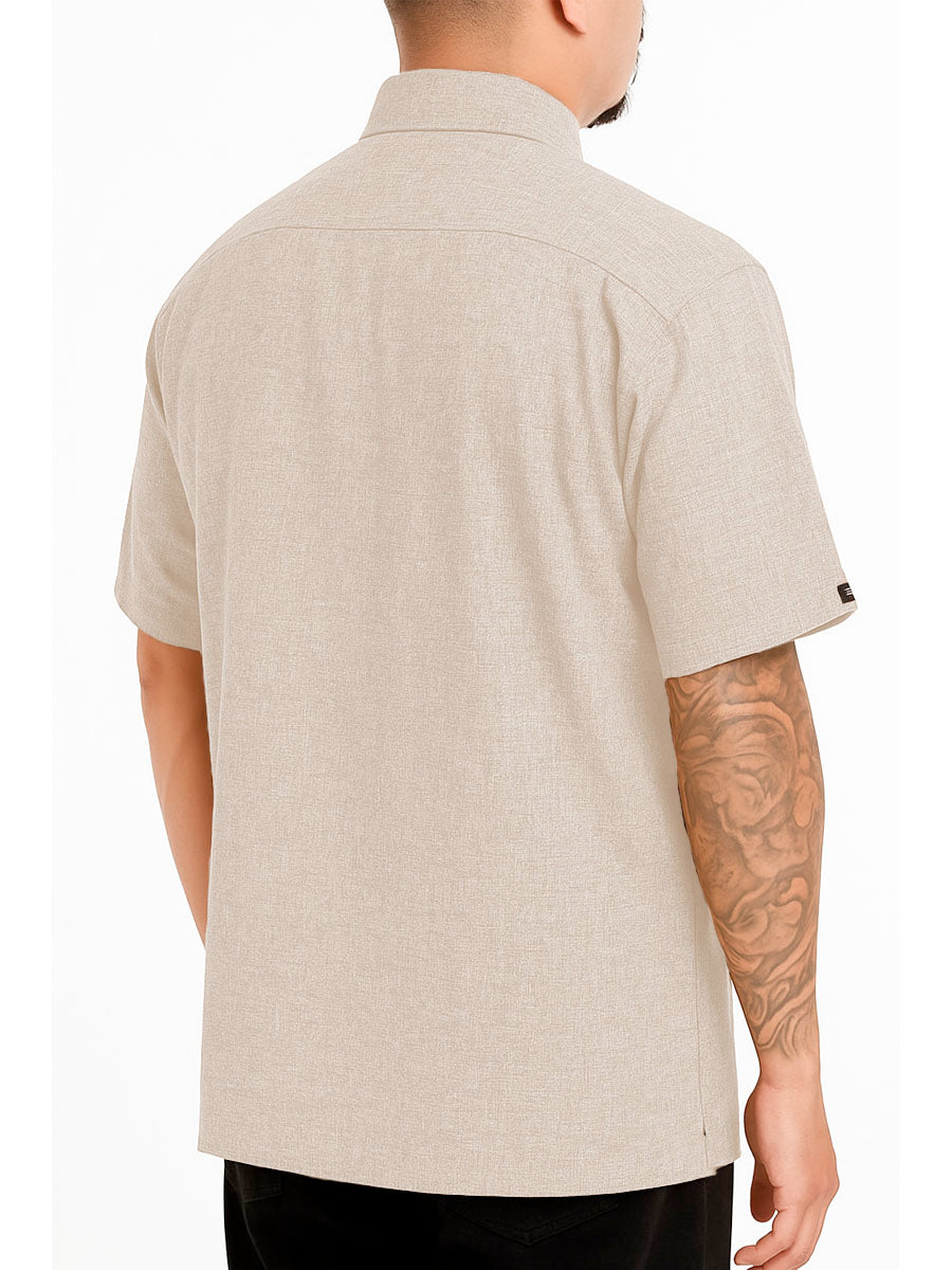 Mens Town Button Down Short Sleeve Shirt