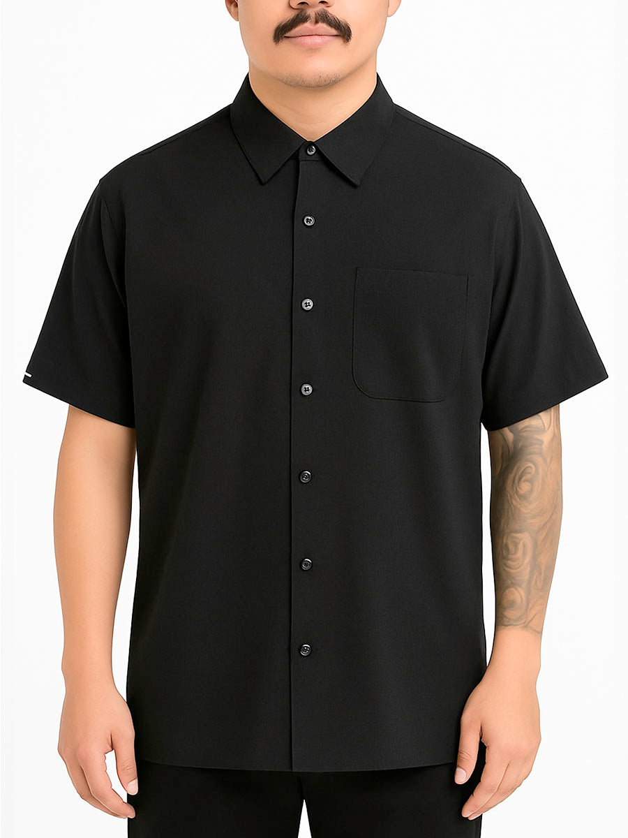 Mens Town Button Down Short Sleeve Shirt