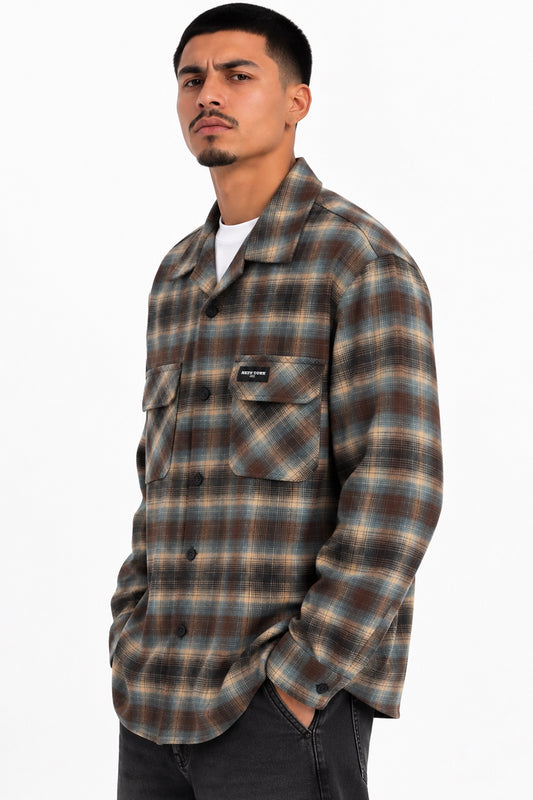 Brushed Board Flannel