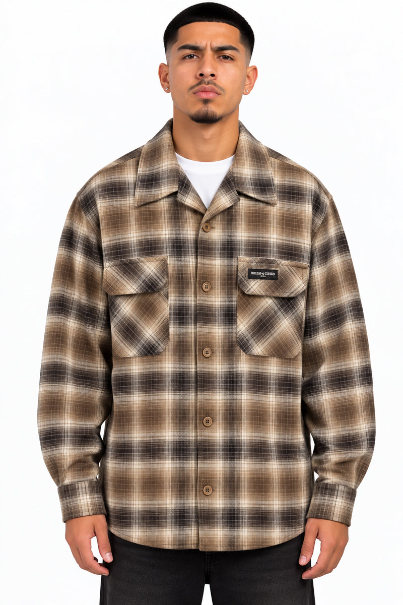 Brushed Board Flannel