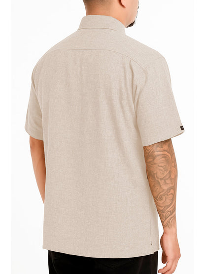 Mens Town Button Down Short Sleeve Shirt