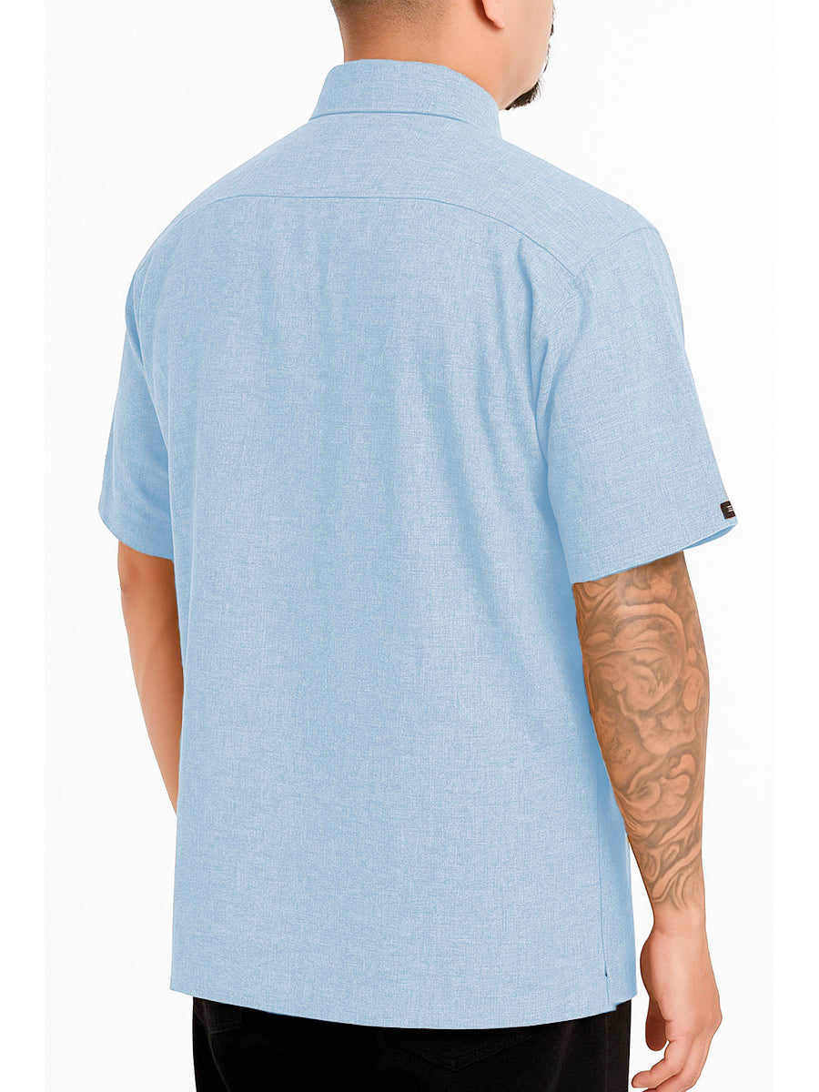 Mens Town Button Down Short Sleeve Shirt