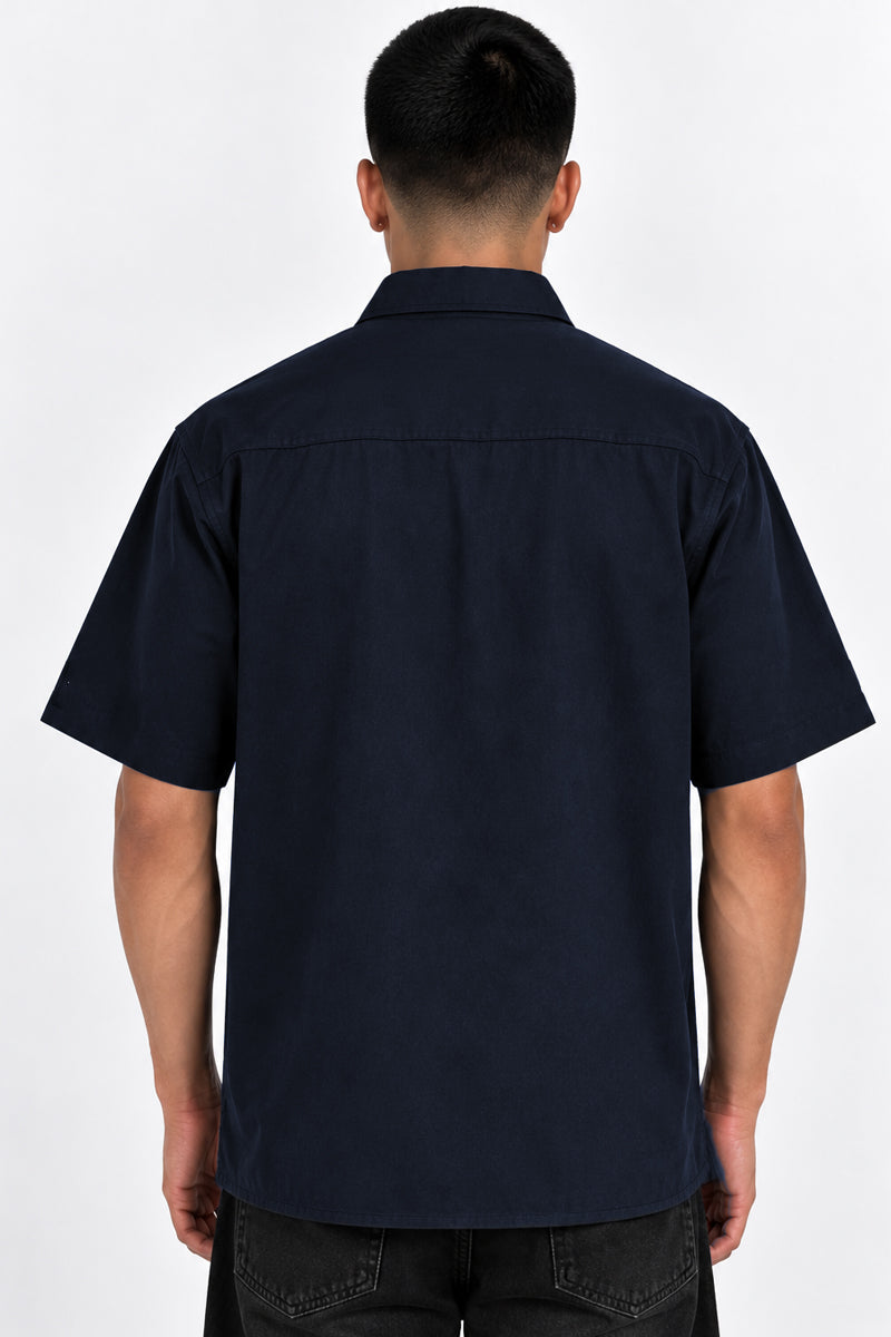 Solid Button Down Shirt