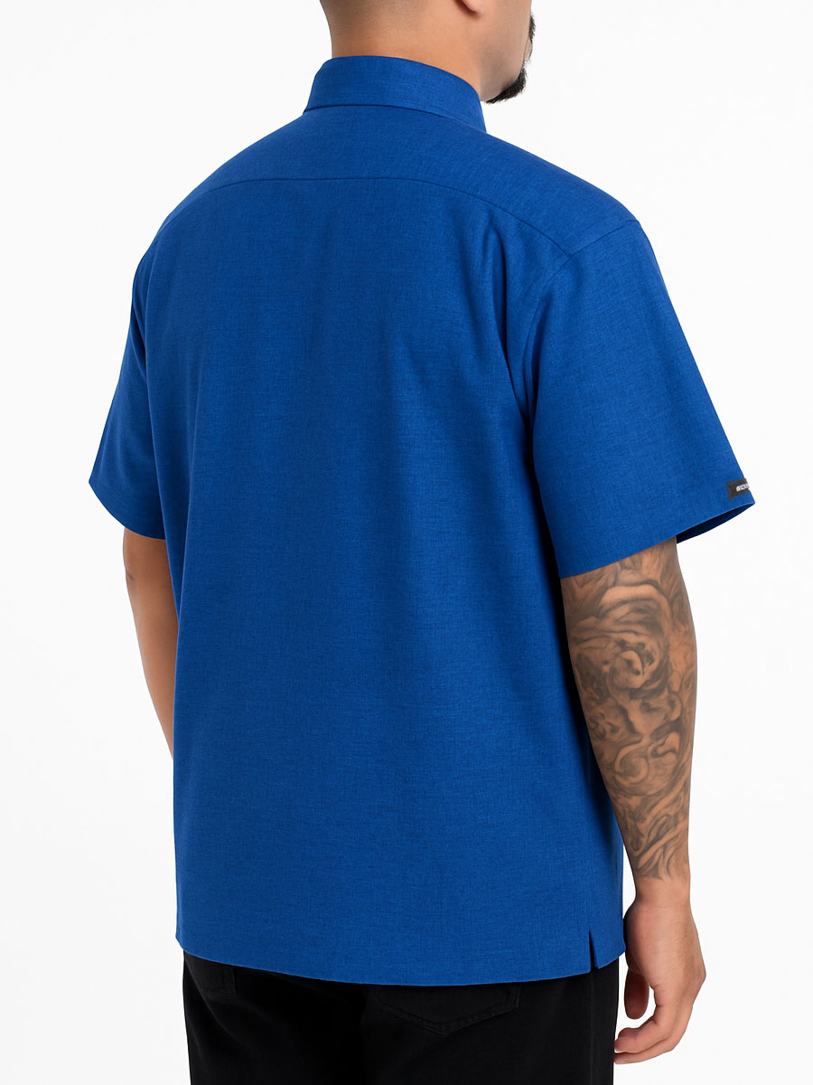 Mens Town Button Down Short Sleeve Shirt